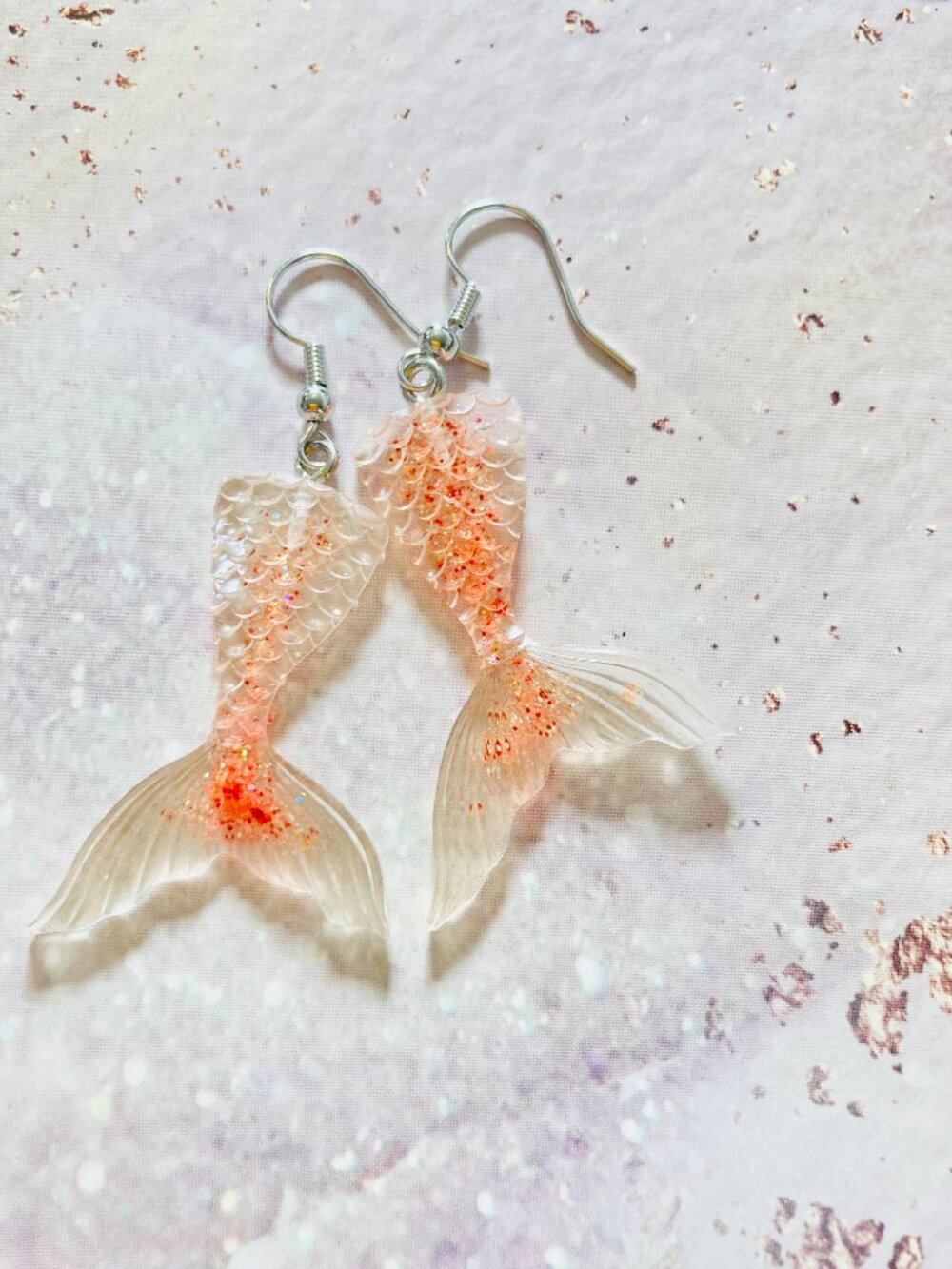 Mermaid tail earrings